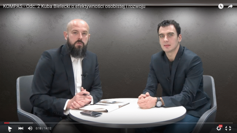 Kuba Bielecki w programie KOMPAS